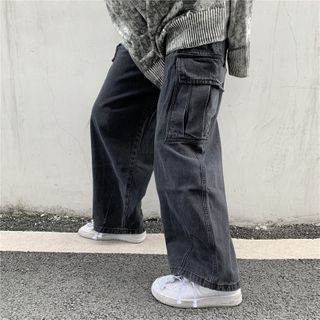 2DAWGS - Wide-Leg Cargo Jeans | YesStyle