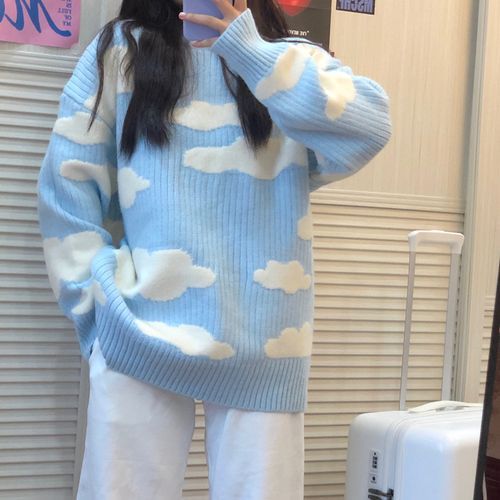 Horis - Cloud Knit Sweater / High-Waist 