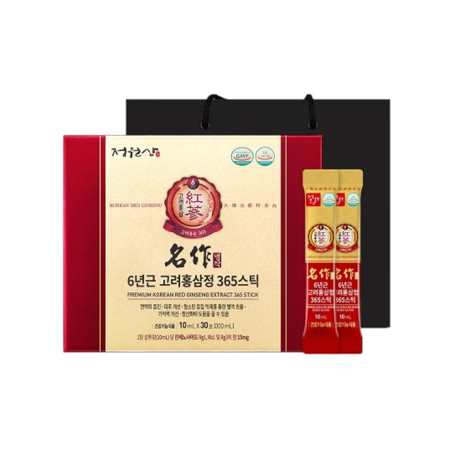 JUNGWONSAM-Premium Korean Red Ginseng Extract 365 Stick - Gesundheitsergänzungsmittel