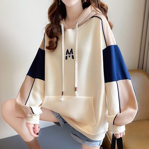 Korean style oversized online hoodie