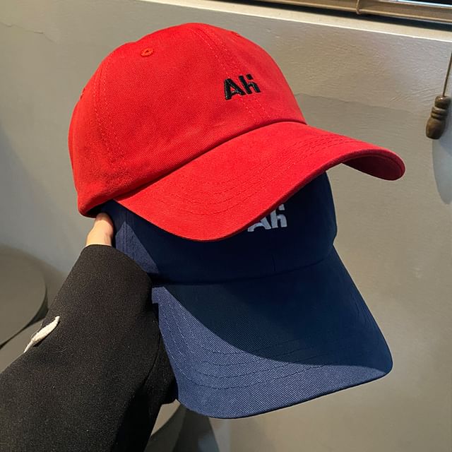 FROME-Embroidered Lettering Baseball Cap