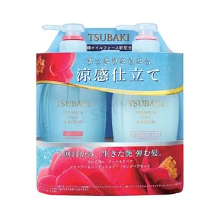 Shiseido - Tsubaki Premium Cool & Repair Shampoo & Conditioner Set