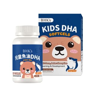 BHK's - Kids DHA Fish Oil Chewable Softgel Orange Flavor