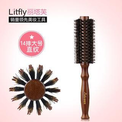 Litfly麗塔芙 - 豬鬃毛圓髮梳 Litfly麗塔芙 - 豬鬃毛圓髮梳