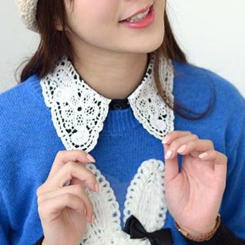 Decorative Lace Crochet Collar