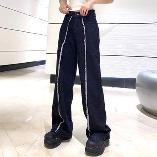 LINSI-High-Waist Shift Jeans