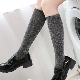 sparkly knee high socks