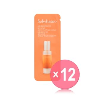 Sulwhasoo - Concentrated Ginseng Rejuvenating Serum Sachet (x12) (Bulk Box)