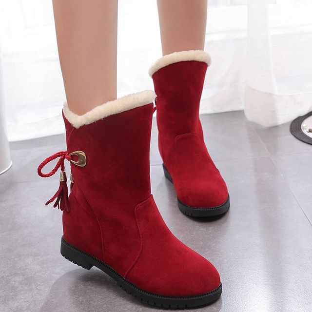 Vindler-Hidden-Wedge Short Snow Boots