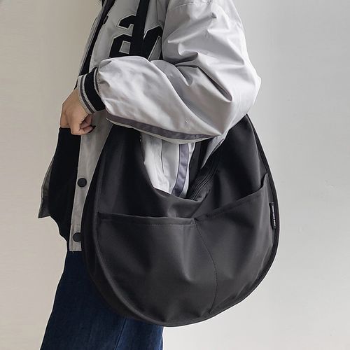 Plain Crossbody Hobo Bag