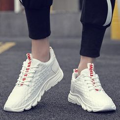 Chaoqi - Mermaid Scale Knit Sneakers Chaoqi - Mermaid Scale Knit Sneakers