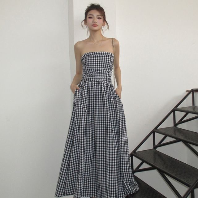strapless tie dye maxi dress Gorgeous Aura Strapless Floral Tie-Dye Maxi Dress