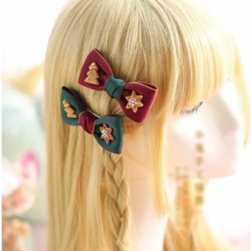 Elfis - Bow Hair Clip, YesStyle