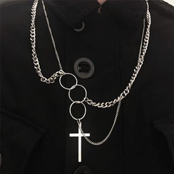 RONIN - Cross Layered Necklace RONIN - Cross Layered Necklace