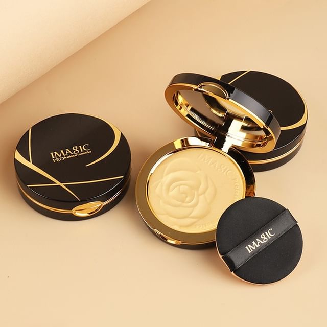 IMAGIC-Rose Pattern HD Setting Compact Powder - 5 Shades