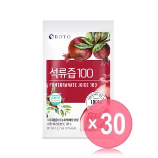 BOTO - Pomegranate Juice 100 (x30) (Bulk Box)