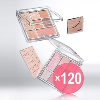 CHIOTURE - Textural 7-Color Eyeshadow Palette - 3 Types (x120) (Bulk Box)