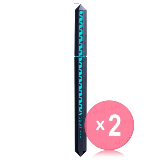 3650 san roku go zero-Ask Black Liquid Eyeliner 2pcs Bundle Set