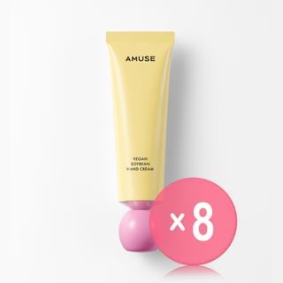 AMUSE - Vegan Soybean Hand Cream - 5 Types (x8) (Bulk Box)