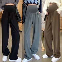 Low Rise Plain Straight-Fit Sweatpants