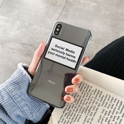 Phone in the Shell - Printed Case - iPhone 11 / 11 Pro / 11 Pro Max / XS MAX / XR / XS / X / 8 Plus / 8 / 7 Plus / 7 / 6S Plus / 6S Phone in the Shell - Printed Case - iPhone 11 / 11 Pro / 11 Pro Max / XS MAX / XR / XS / X / 8 Plus / 8 / 7 Plus / 7 / 6S Plus / 6S