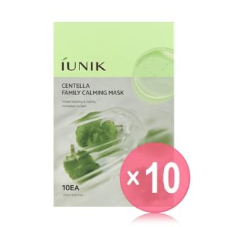 iUNIK - Centella Family Calming Mask Set (x10) (Bulk Box)