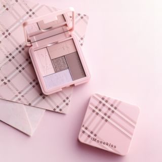 Mooekiss - Plaid Verision Soul Match Interchangeable 5-Color Eyeshadow Palette
