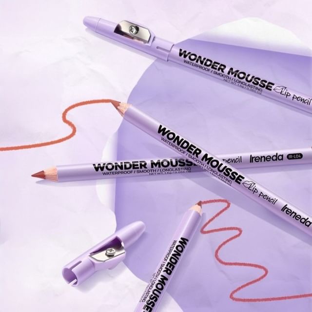 IRENEDA-Wonder Mousse Lip Pencil - Crayon à lèvres - 6 couleurs