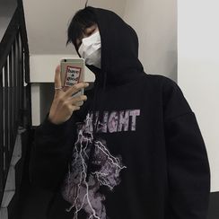 Banash - Sudadera con capucha de letras Banash - Sudadera con capucha de letras