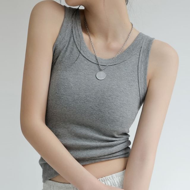 PERKARP-Plain Padded Tank Top