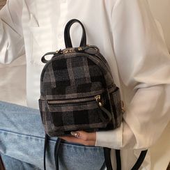 Shinian - Plaid Backpack