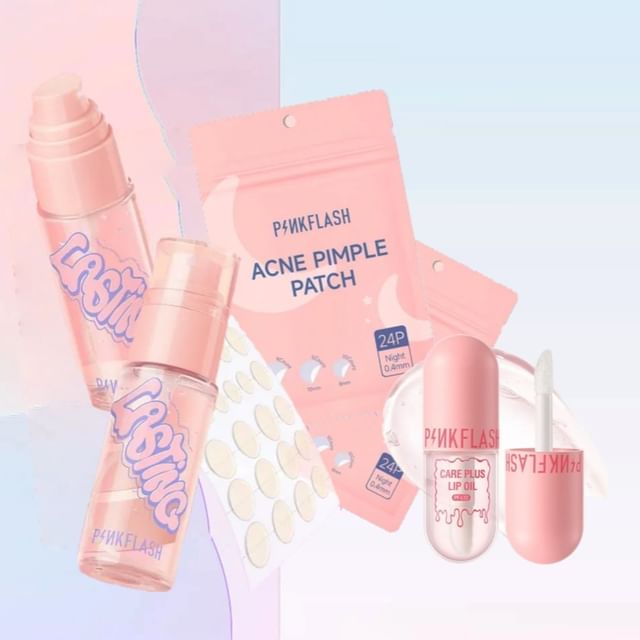 PINKFLASH-Bundle Acne Pimple Patch Skincare Set
