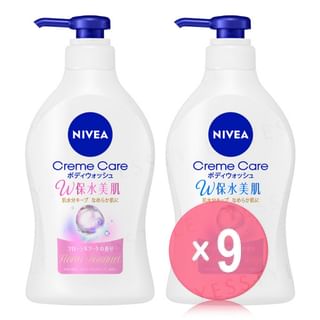 Nivea Japan - Cream Care Double Water Retention Body Wash (x9) (Bulk Box)