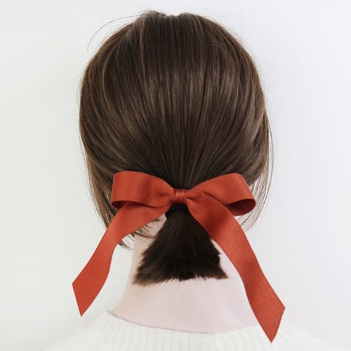 Cheveux Ribbon Hair Tie Black One Size