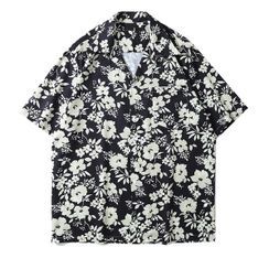 MIJIKO - Short-Sleeve Floral Print Shirt