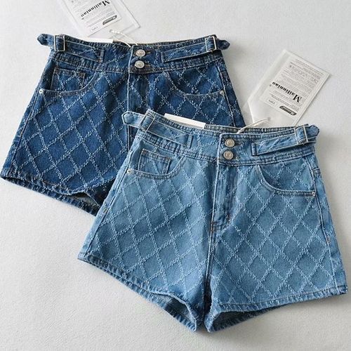 Patterned jean outlet shorts