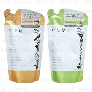 Kracie - Ichikami Natural Care Select Shampoo Refill 340ml - 2 Types