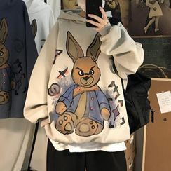 MIKAEL - Rabbit Print Hoodie MIKAEL - Rabbit Print Hoodie