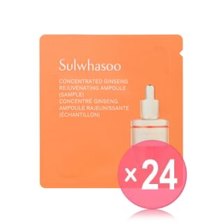 Sulwhasoo - Concentrated Ginseng Rejuvenating Ampoule Sachet (x24) (Bulk Box)