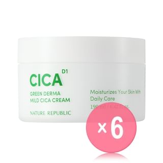 NATURE REPUBLIC - Green Derma Mild Cica Cream (x6) (Bulk Box)