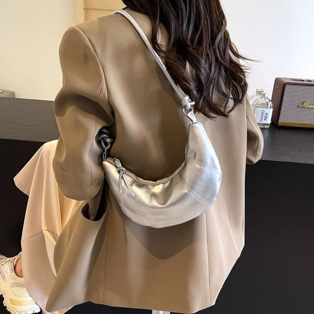 Indenis-Faux Leather Shoulder Bag
