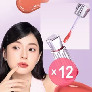 FOCALLURE - Sheen Lock Satin Glow Lip Cream - 2 Colors (x12) (Bulk Box)