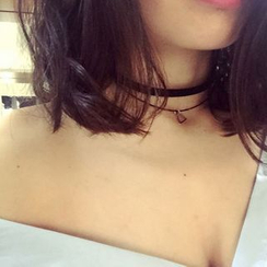 Gold Beam - Faux Leather Choker Gold Beam - Faux Leather Choker