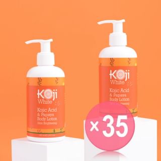 Koji White - Kojic Acid & Papaya Skin Brightening Body Lotion (x35) (Bulk Box)