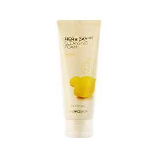 the face shop lemon face wash
