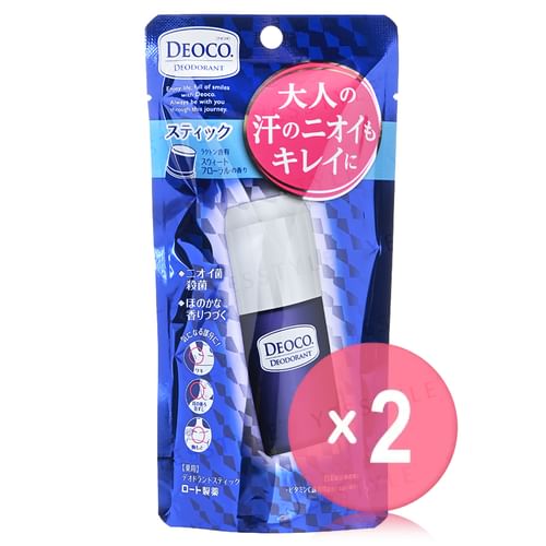 Rohto Mentholatum Deoco Deodorant Stick 2pcs Bundle Set