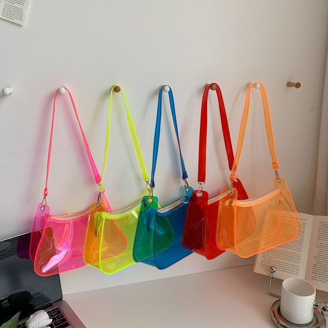 Koraisip PVC Shoulder Bag YesStyle