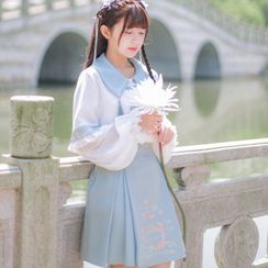 Moriville - 长袖雪纺上衣 Moriville - 长袖雪纺上衣