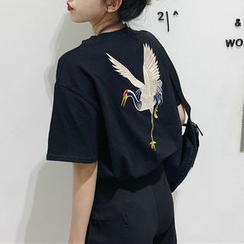 Moon City - 刺繡短袖T裇 Moon City - 刺繡短袖T裇