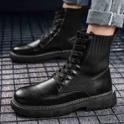 Bendion - Lace-Up Short Boots Bendion - Lace-Up Short Boots